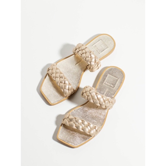 Dolce Vita Shoes - Dolce Vita Indy Gold Braided Sandals